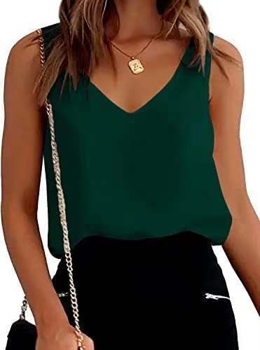 Damen Tank Top Sommer Casual V
