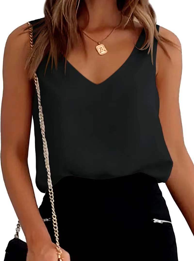 Damen Tank Top Sommer Casual V