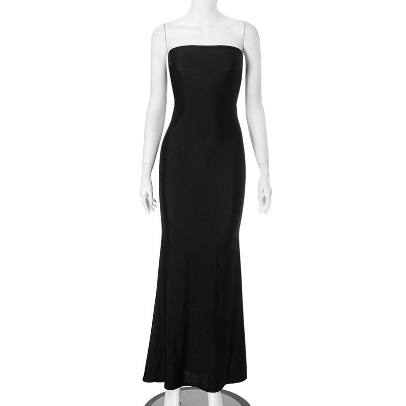 Rückenfreies Slim-Fit-Kleid für Damen