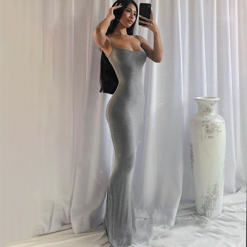 Damen-Shapewear-Kleid-Jumpsuit