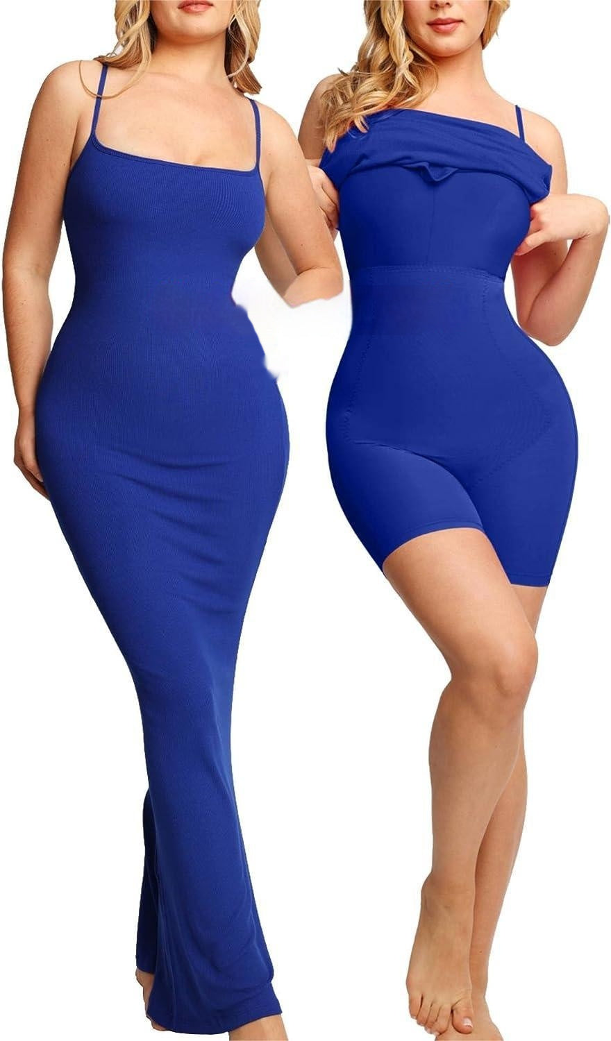 Damen-Shapewear-Kleid-Jumpsuit