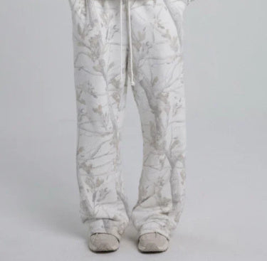 Zweiteilige Sets für Damen mit Camouflage-Hoodie