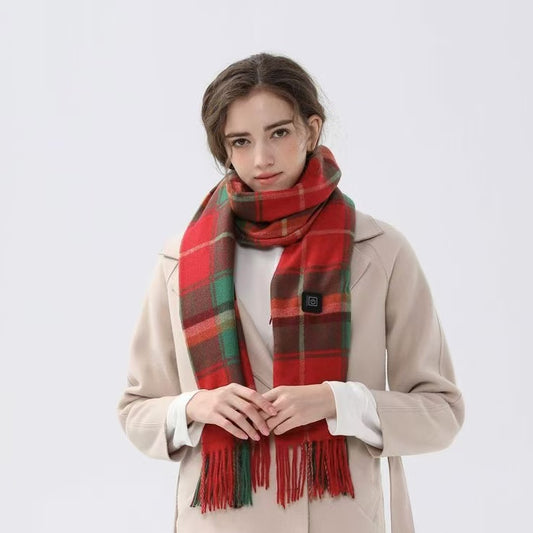 Winter-Outdoor-Heizschal, einfarbig, intelligenter elektrischer Heizschal