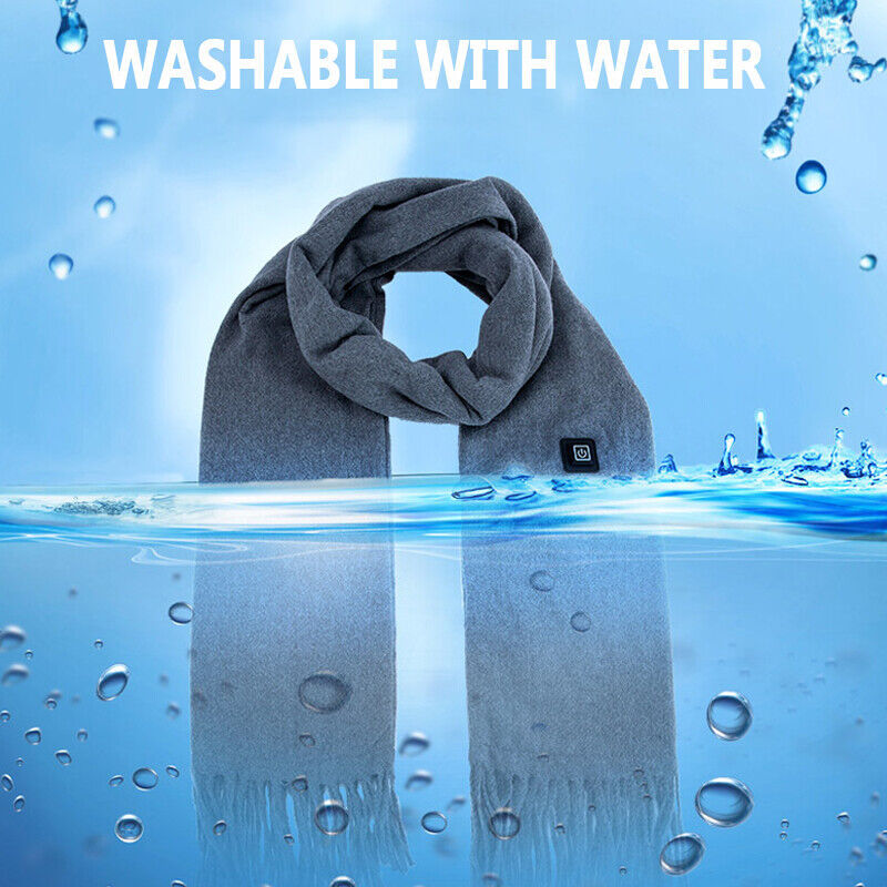 Intelligenter, elektrisch beheizter Schal, Winter-Halswärmer, Schal, USB, für Herren und Damen, Designer HS