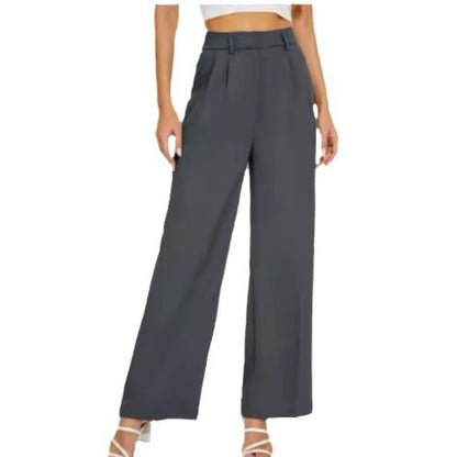Gerade Hose mit hoher Taille