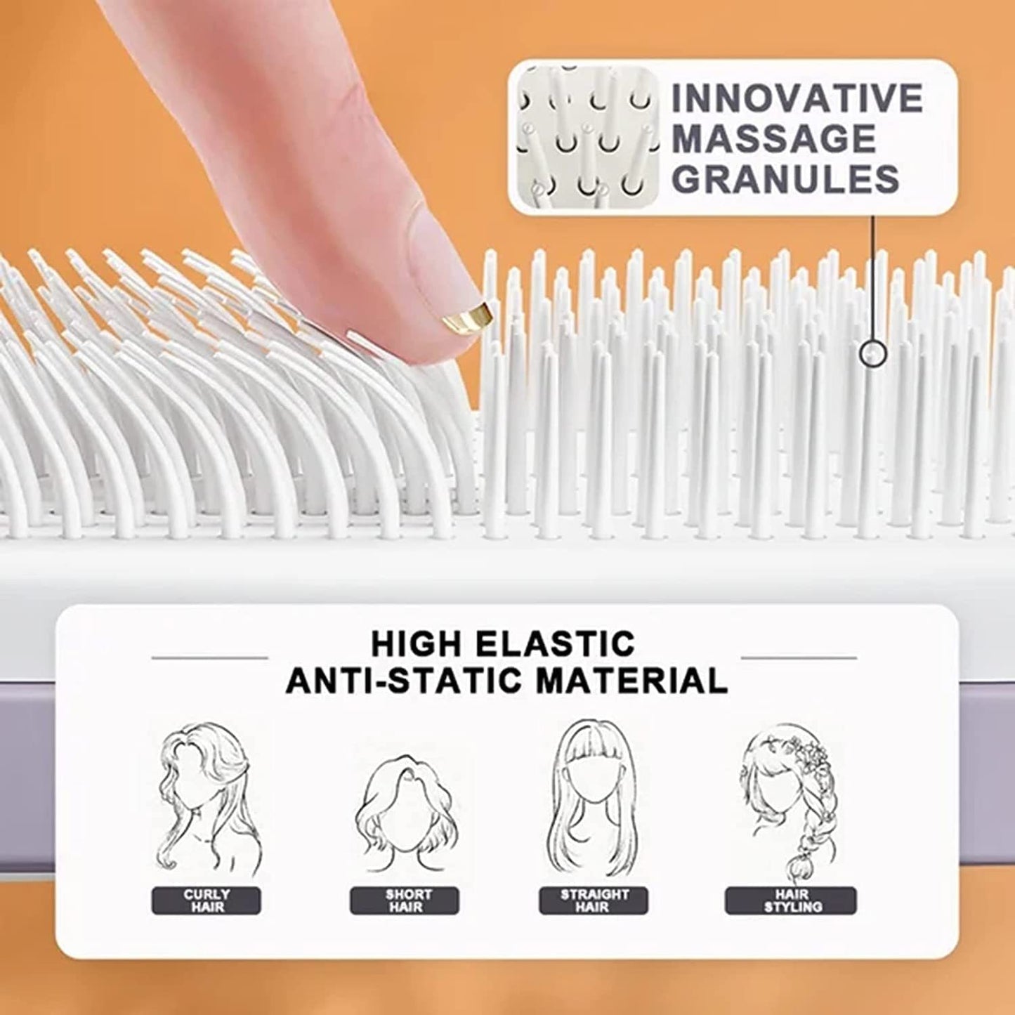Magic Clean Hairbrush
